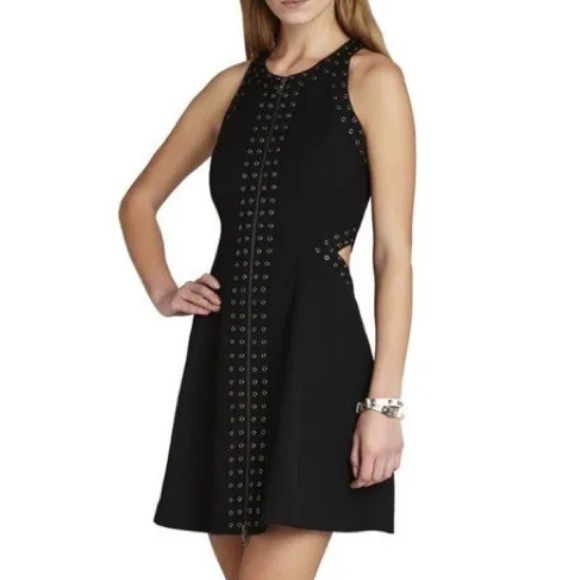 BCBGMaxAzria Dresses & Skirts - Bcbgmaxazria black jenn fit flare dress